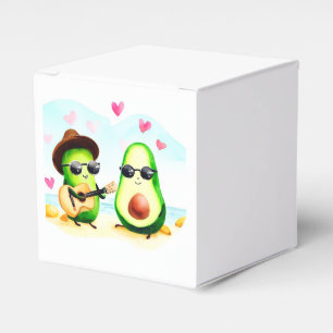 Cute Avocado Couple Favour Box