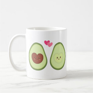 Cute Avocado couple in love, My other half Coffee Mug