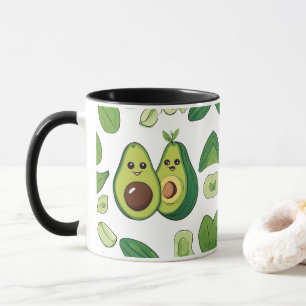 Cute Avocado Couple Phone Case   Funny Kawaii Frui Mug