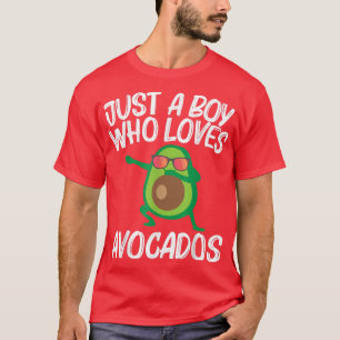 Cute Avocado Design For Boys Kids Healthy Fruit Pl T-Shirt