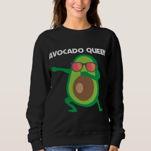 Cute Avocado Design For Women Mum Healthy Fruit Pl Sweatshirt