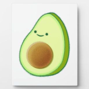 Cute Avocado Drawing Plaque