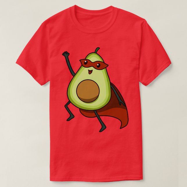 Cute avocado flying T-Shirt (Design Front)