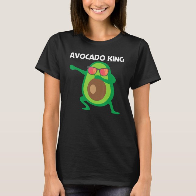Cute Avocado For Men Dad Healthy Fruit Plant Food T-Shirt (Front)