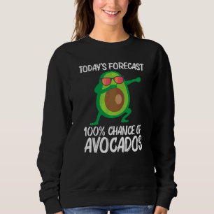 Cute Avocado For Men Women Healthy Fruit Plant Foo Sweatshirt
