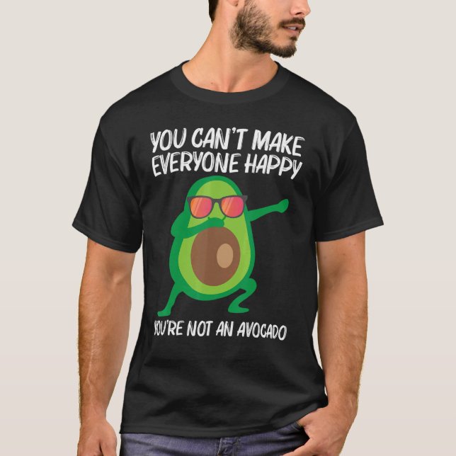 Cute Avocado For Men Women Healthy Fruit Plant Foo T-Shirt (Front)