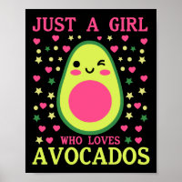 Cute Avocado Girl