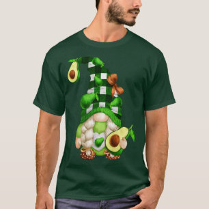 Cute Avocado Gnome Girl For Xmas Matching Couple & T-Shirt