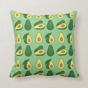 Cute Avocado Lover Funny Foodie Cushion