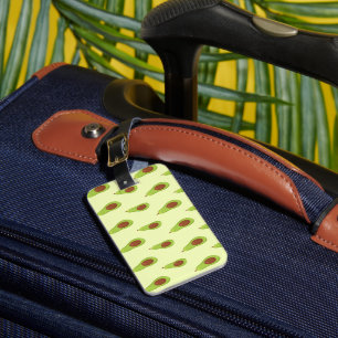 Cute Avocado Luggage Tag