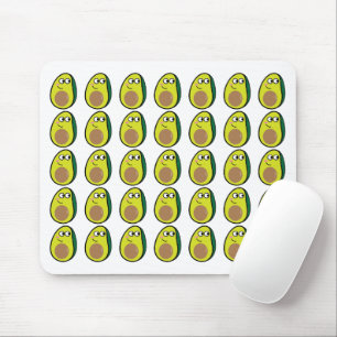 Cute Avocado Mouse Pad - Fruit Desk Accessory