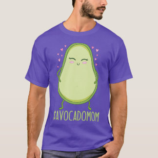 Cute Avocado Mum Vegan Avocado Lover T-Shirt