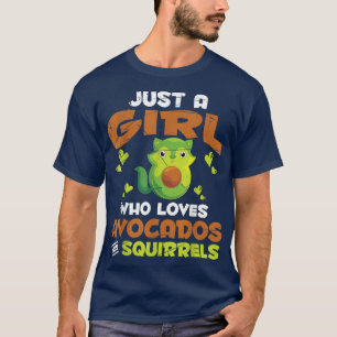 Cute Avocado Nature Forest Animal Lover Girls Wome T-Shirt