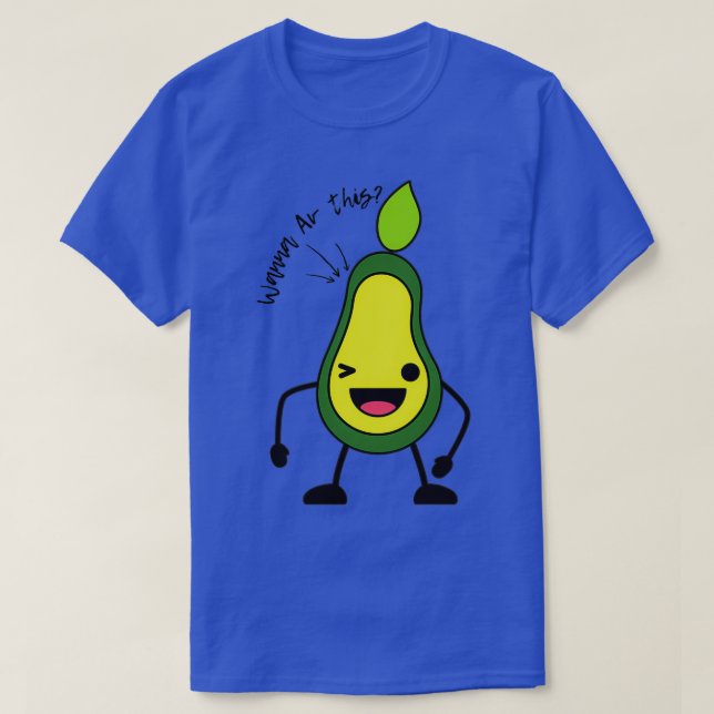 Cute Avocado Obsession T-Shirt (Design Front)