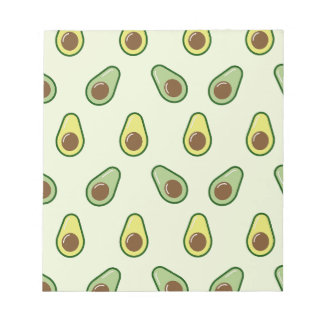 Cute Avocado Pattern  Notepad