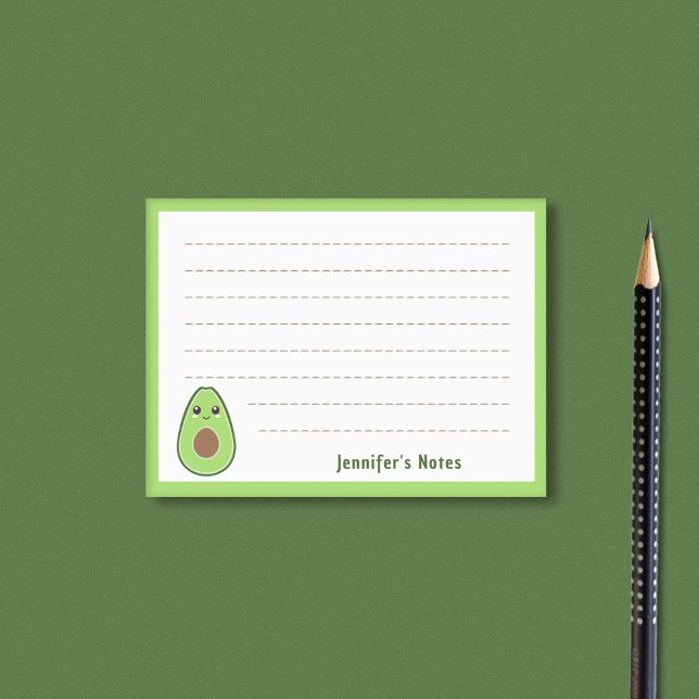 Cute Avocado Post-it Notes (Cute Avocado Post-it Notes)