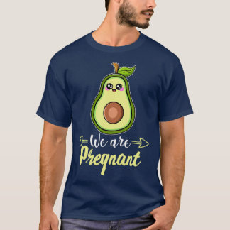 Cute Avocado Pregnancy Family Avocado Lover Vegan  T-Shirt