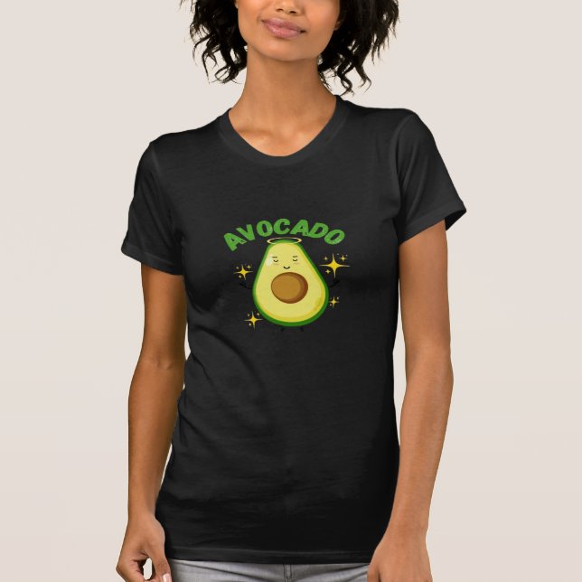 Cute Avocado T-Shirt | Funny Fruit Design for Food (Front)