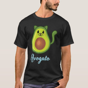 Cute Avogato Avocado Cat Funny Avocato T-Shirt