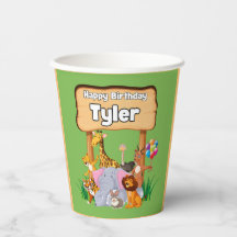 Cute Awesome Zoo Animal Kid's Party