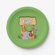 Cute Awesome Zoo Animal Kid's Party