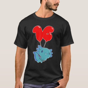 Cute Axolotl - 16Th Birthday - Kids Balloon Party T-Shirt