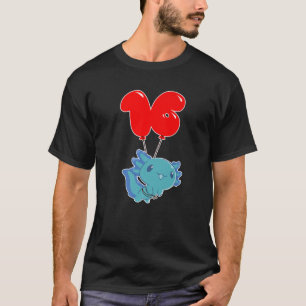 Cute Axolotl - 16Th Birthday - Kids Balloon Party T-Shirt