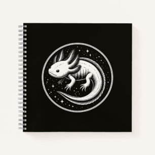 Cute Axolotl Amphibian Cosmic Notebook