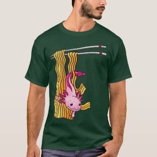 Cute Axolotl In Ramen Noodles T-Shirt