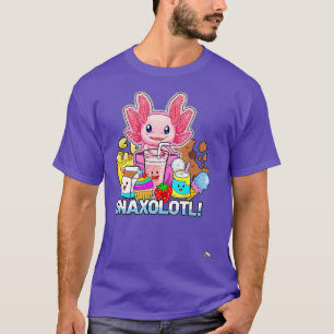 Cute Axolotl Lover Snaxolotl  (105)  T-Shirt