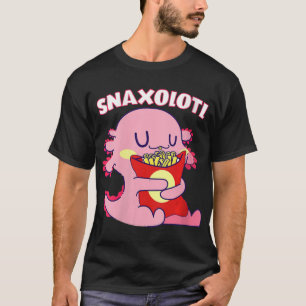Cute Axolotl Lover Snaxolotl  (118)  T-Shirt