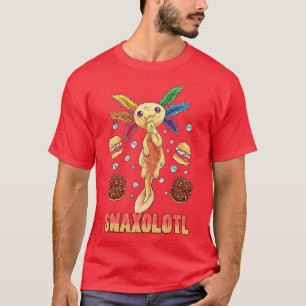 Cute Axolotl Lover Snaxolotl  (123)  T-Shirt