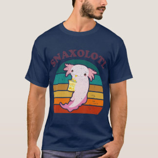 Cute Axolotl Lover Snaxolotl  (65)  T-Shirt