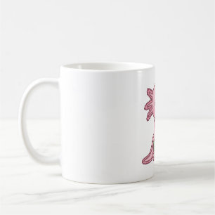 Cute Axolotl Loves To Read A Lot Of Books Coffee Mug