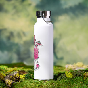 Cute Axolotl Sticker - Dragon Fruit Spritzer Water Bottle