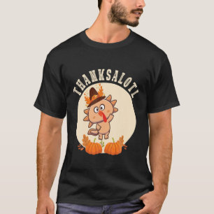 Cute Axolotls Axolotl Lovers Thanksgiving Axolotl T-Shirt