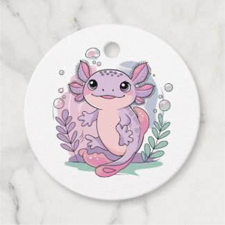 Cute Axolotls Favour Tags