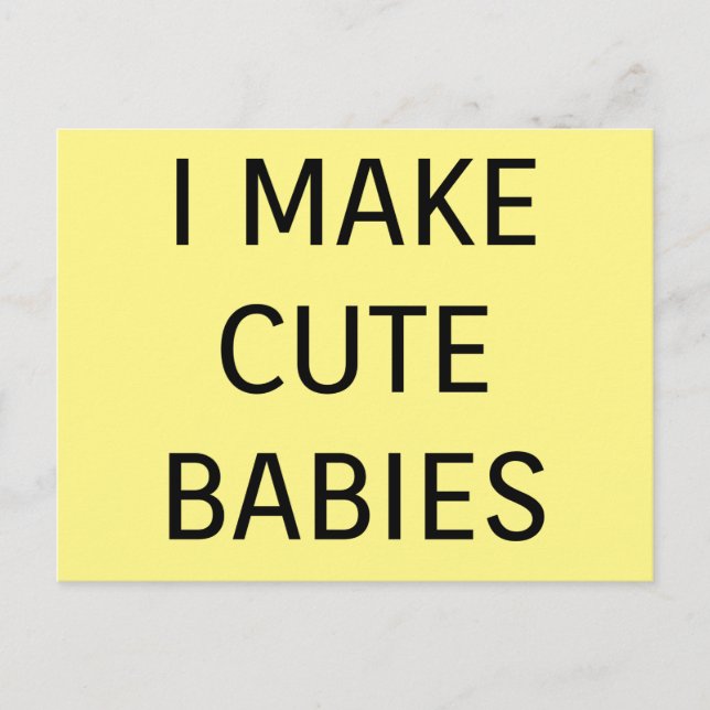 Cute Babies Postcard (Front)