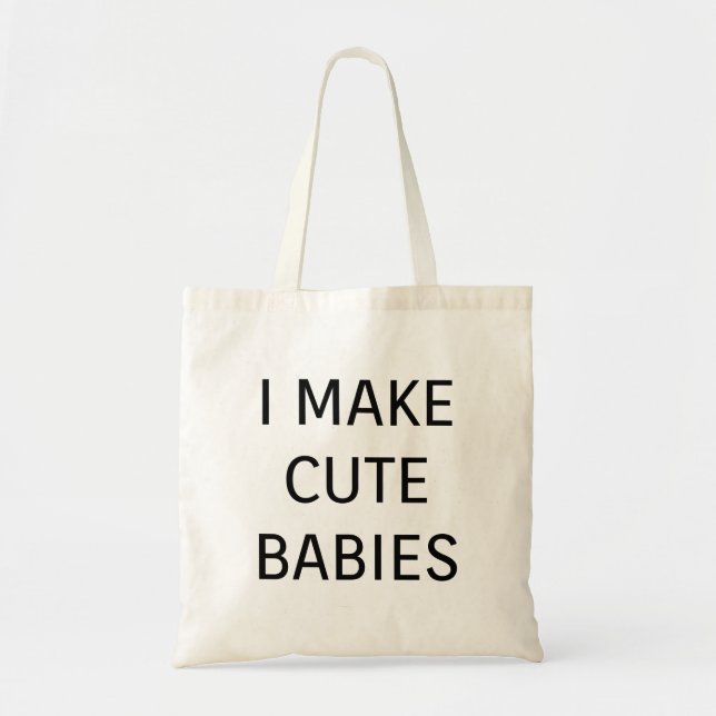 Cute Babies Tote Bag (Front)