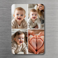 Cute Baby 4 Photo Collage Picture