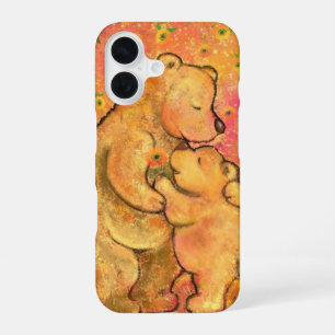 Cute Baby and Mum Bears iPhone Case