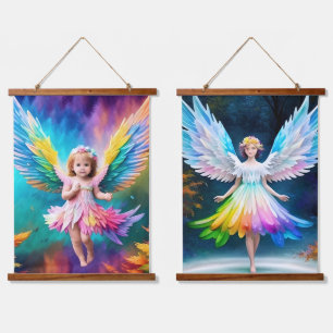 Cute Baby Angel Wings Art-38424-35444 Hanging Tapestry