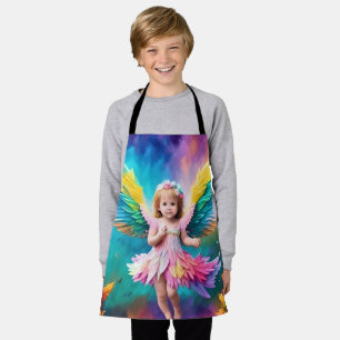 Cute Baby Angel Wings Art-38424 Apron