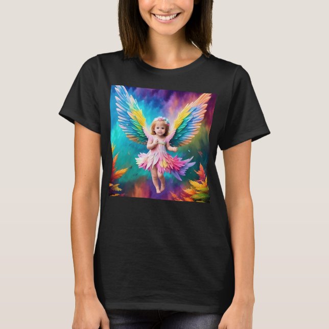 Cute Baby Angel Wings Art-38424 T-Shirt (Front)
