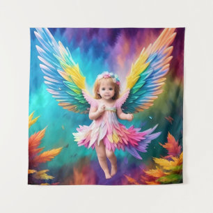 Cute Baby Angel Wings Art-38424 Tapestry