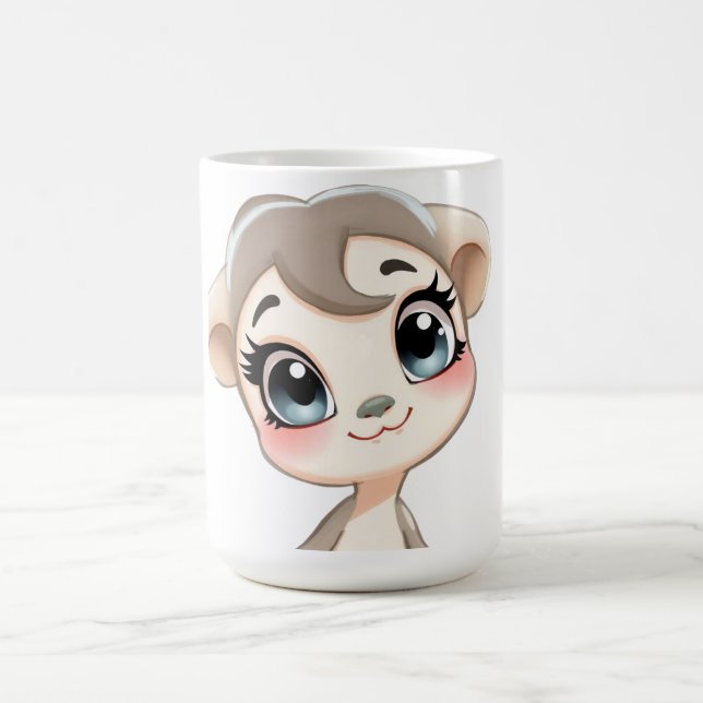 Cute Baby Animal Design Coffee Mug (Center)