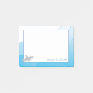 Cute Baby Animal Shark Name Post-it Notes