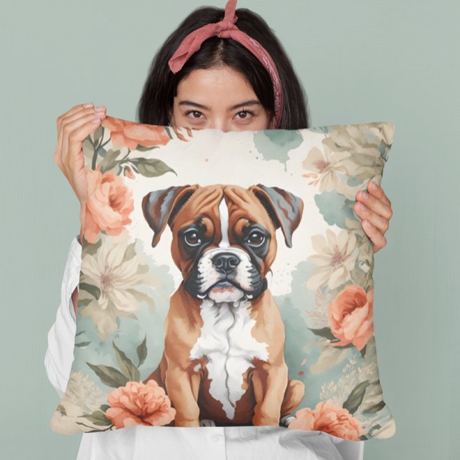 Cute Baby Animals | Boxer Puppy Cushion (Creator Uploaded)
