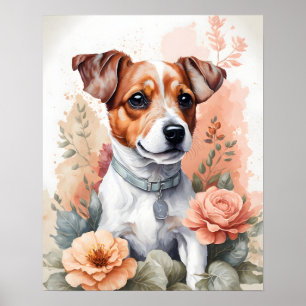 Cute Baby Animals   Cute Jack Russel Terrier Puppy Poster