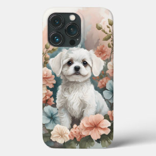 Cute Baby Animals   Cute White Maltese Puppy  iPhone 13 Pro Case